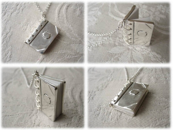 Silverbok 2 cm hög - silversmycke i äkta silver - handgjorda silversmycken från Brokig silversmycken